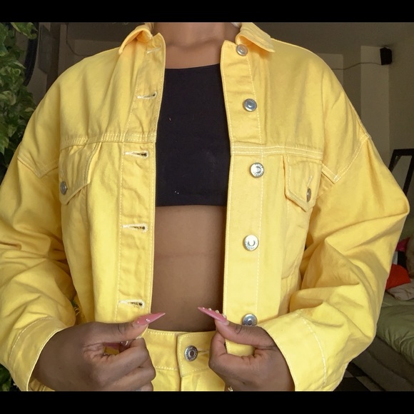 Cropped Topshop Jean Jacket - Picture 1 of 3